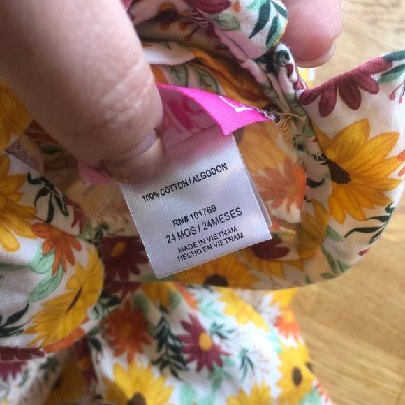 Baby Essentials Fall Dress Outfit Size 24 Months - Picture 11 of 14